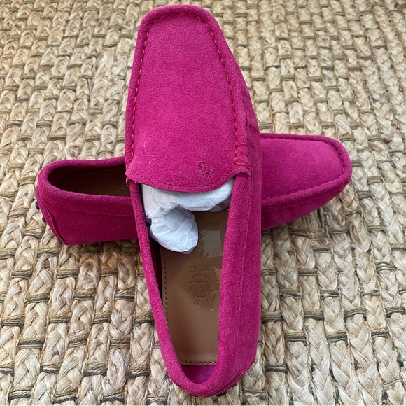 AG Comfort Faux Suede Flats Loafers Casual Women's Shoes Pink (Size 39) - Picture 10 of 10